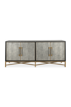 Modern European furniture - Vegan Leather 4-Door Sideboard - www.oroa.com