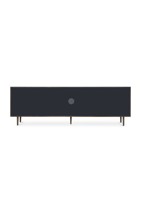 Modern European furniture - Black Relief Carved Sideboard - www.oroa.com