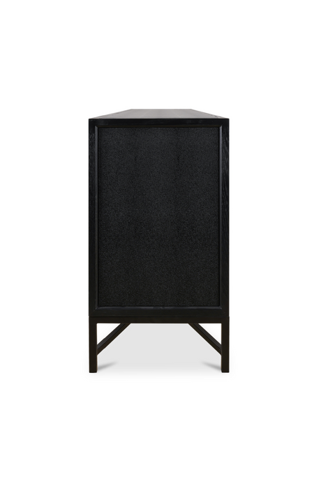 Modern European furniture - Vegan Leather 4-Door Sideboard - www.oroa.com