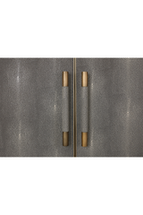 Modern European furniture - Vegan Leather 4-Door Sideboard - www.oroa.com