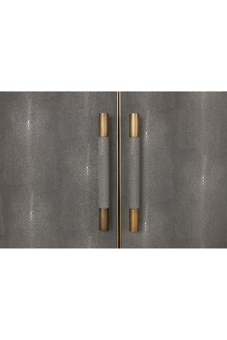 Modern European furniture - Vegan Leather 4-Door Sideboard - www.oroa.com