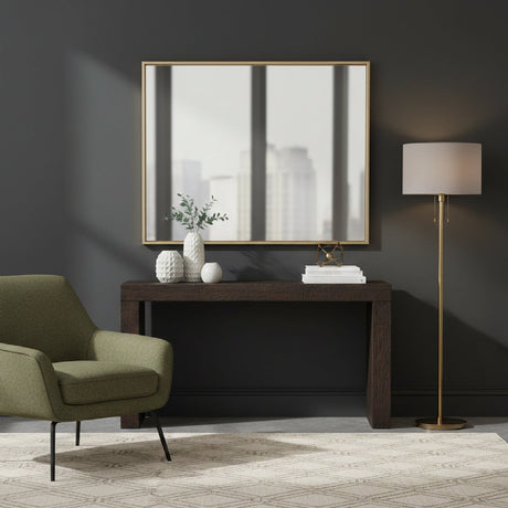 Modern European furniture - Rustic Oak Console Table - www.oroa.com