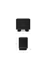 Modern European furniture - Refined Shagreen Nightstand - www.oroa.com