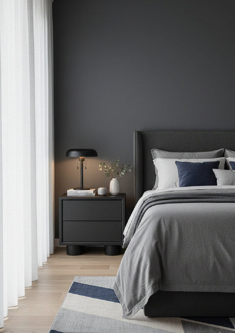 Modern European furniture - Refined Shagreen Nightstand - www.oroa.com