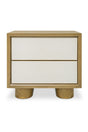 Modern European furniture - Refined Shagreen Nightstand - www.oroa.com