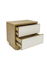 Modern European furniture - Refined Shagreen Nightstand - www.oroa.com