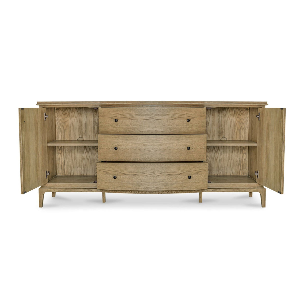 Modern European furniture - Brown Oak Sideboard - www.oroa.com
