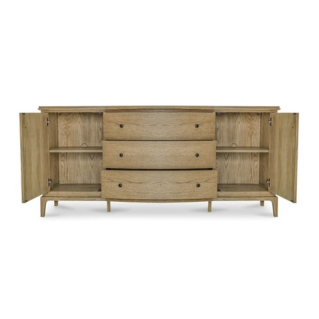 Modern European furniture - Brown Oak Sideboard - www.oroa.com