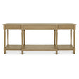Modern European furniture - Vintage Style Oak Console Table - www.oroa.com