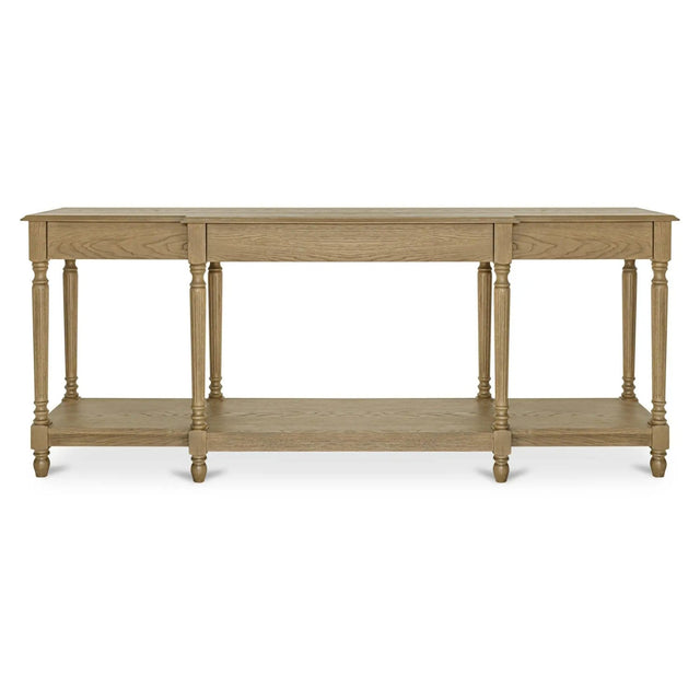 Modern European furniture - Vintage Style Oak Console Table - www.oroa.com