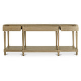 Modern European furniture - Vintage Style Oak Console Table - www.oroa.com