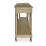 Modern European furniture - Vintage Style Oak Console Table - www.oroa.com