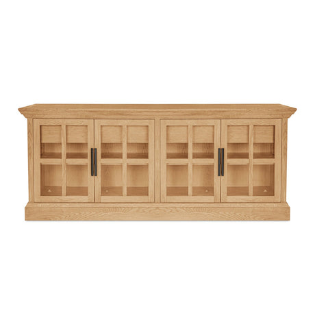 Modern European furniture - Oak 4-Door Sideboard - www.oroa.com