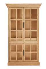 Modern European furniture - Oak 4-Door Tall Cabinet - www.oroa.com