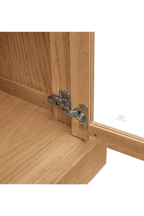 Modern European furniture - Oak 4-Door Tall Cabinet - www.oroa.com