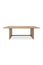 Modern European furniture - Natural Oak Dining Table - www.oroa.com