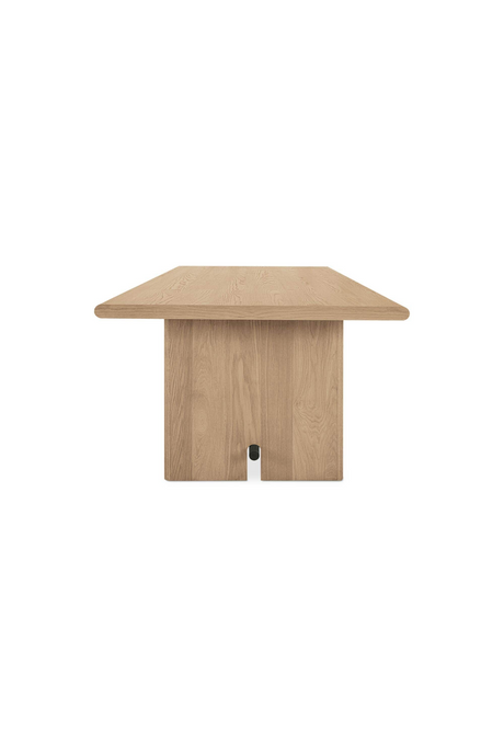 Modern European furniture - Natural Oak Dining Table - www.oroa.com