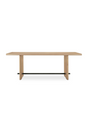 Modern European furniture - Natural Oak Console Table - www.oroa.com