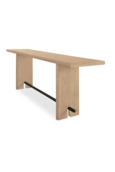 Modern European furniture - Natural Oak Console Table - www.oroa.com