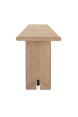Modern European furniture - Natural Oak Console Table - www.oroa.com