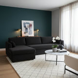 Modern European furniture - Sectional Sofa with Storage Chaise - www.oroa.com