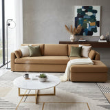 Modern European furniture - Sectional Sofa with Storage Chaise - www.oroa.com