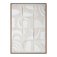 Modern European furniture - Gray Drid-Pattern Art Print - www.oroa.com