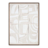 Modern European furniture - Gray Drid-Pattern Art Print - www.oroa.com