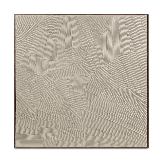 Modern European furniture - Textured Beige Framed Painting - www.oroa.com