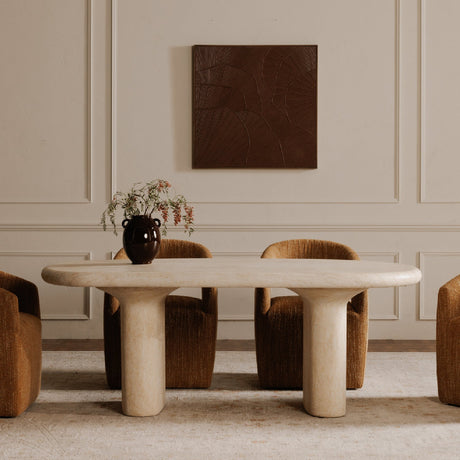 Modern European furniture - Textured Maroon Framed Painting - www.oroa.com