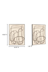 Modern European furniture - Woven Loop Painting - www.oroa.com