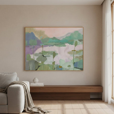 Modern European furniture - Pastel Landscape Framed Painting - www.oroa.com