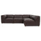 Modern European furniture - Top-Grain Leather Sectional Sofa - www.oroa.com