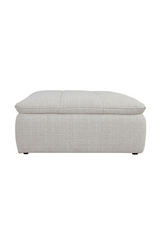 Modern European furniture - Grid Channeled Ottoman - www.oroa.com