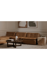 Modern European furniture - Grid Channeled Ottoman - www.oroa.com