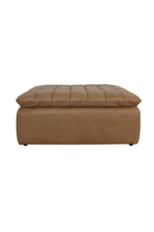 Modern European furniture - Grid Channeled Ottoman - www.oroa.com