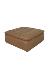Modern European furniture - Grid Channeled Ottoman - www.oroa.com