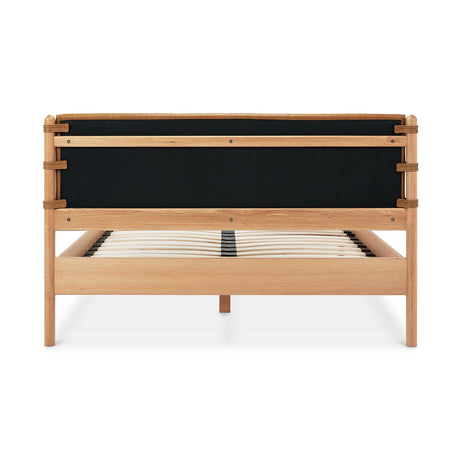 Modern European furniture - Brown Leather Bed - www.oroa.com