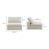 Modern European furniture - Fabric Upholstered Modular Chair - www.oroa.com