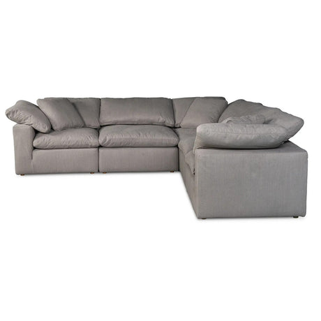 Modern European furniture - Fabric L-Shaped Modular Sofa - www.oroa.com