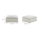 Modern European furniture - Square Modern Classic Ottoman - www.oroa.com