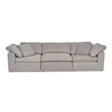 Modern European furniture - Thick Cushioned Modular Sofa - www.oroa.com