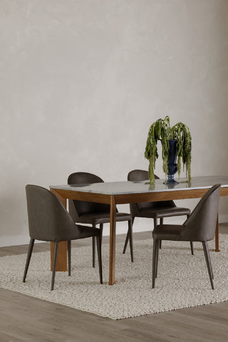 Vegan Leather Dining Chairs (2) | Novi Living Burton - www.oroa.com