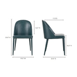 Vegan Leather Dining Chairs (2) | Novi Living Burton - www.oroa.com
