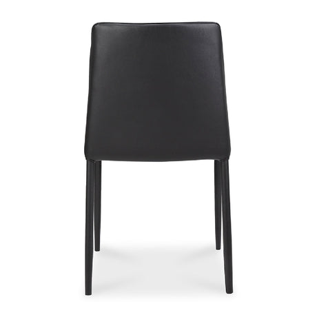 Modern European furniture - Minimalist Vegan Leather Dining Chairs (2) - www.oroa.com