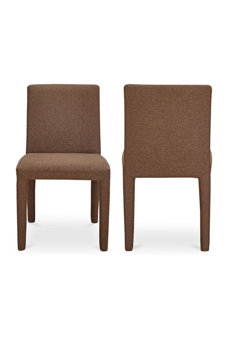 Modern European furniture - Fabric Upholstered Dining Chairs (2) - www.oroa.com