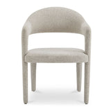 Modern European furniture - Upholstered Open-Back Dining Chair - www.oroa.com