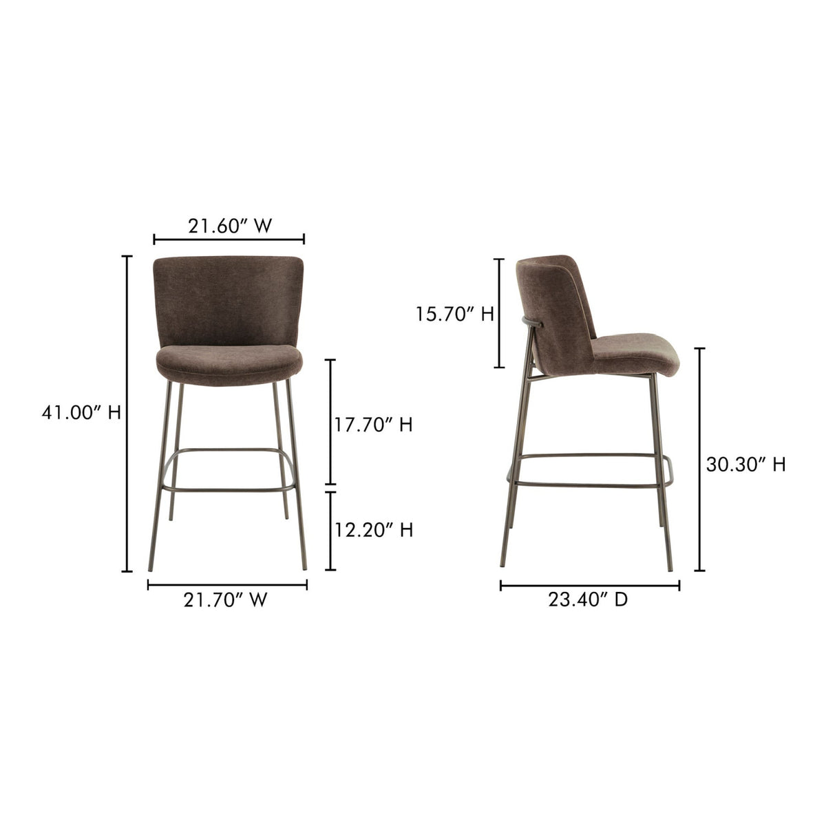Thin Metal Frame Bar Stool | Novi Living Early - www.oroa.com