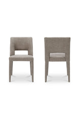 Modern European furniture - Carved Back Dining Chairs (2) - www.oroa.com