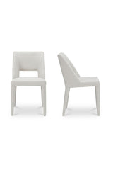 Modern European furniture - Carved Back Dining Chairs (2) - www.oroa.com